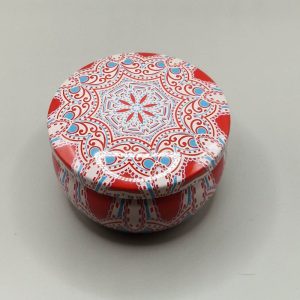 Bougie Mandala Cœur Corail mandala 13