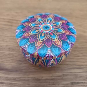 Bougie Mandala Fleur Sacrée