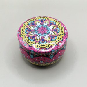Bougie Mandala Rosace Turquoise Mandala 15