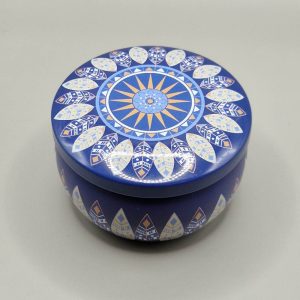 Bougie Voyage Sensoriel / Mandala 62 bleu