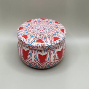 Bougie Mandala Cœur Corail 4 oz