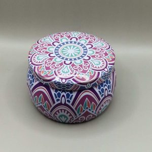 Bougie Mandala Fusion Azur 4