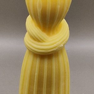 Bougie Sculpturale Nœud Élégant – L'Art du Détail