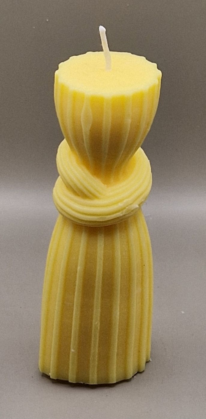 Bougie Sculpturale Nœud Élégant – L'Art du Détail