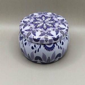 Bougie Mandala Porcelaine Bleue 4 oz