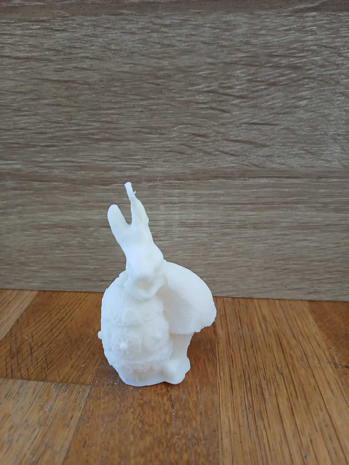 Bougie Sculpturale Lapin Coquin