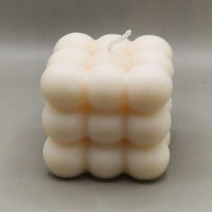 Bougie Cube Bulles